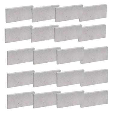 Imagem de Plaqueta Refratária De 11,4x23x2,5cm Com 20 Peças - Cerâmica Martins Plaqueta Refratari...