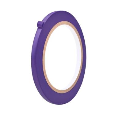 Imagem de Fita de marcação de vinil MAT roxa - 0,6 cm de largura x 36 metros. 1 rolo - ideal para pista de dança, riscas, academia, rotulagem (disponível em várias cores)
