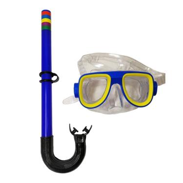 Imagem de Kit Mergulho Básico Infantil Snorkel E Óculos Natação