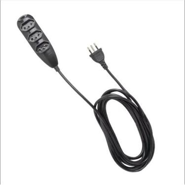 Imagem de Extensão elétrica 3 pinos 3 metros Intelbras EXT 3003 PT