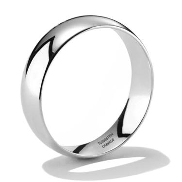 Imagem de NOKMIT Alianças de casamento de ouro de 2 mm, 4 mm, 6 mm, para mulheres, homens, delicadas, douradas, prateadas, tungstênio, anel de dedinho, polido, não mancha, confortável, tamanho 4-12, 6, Metal