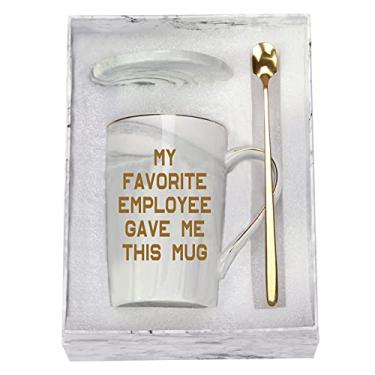 Imagem de My Favorite Employee Gave Me This Mug Presentes de Dia do Chefe para Boss Gag Presente de Escritório para Chefe Caneca de Café Engraçada Chefe Escritório Presentes de Aniversário para Chefe Caneca de