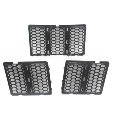 Imagem de Grade decorativa para para-choques de tela de inseto de carro, kit de carroceria de grade de corrida, grade de para-choque frontal compatível com a peça externa Grand Cherokee