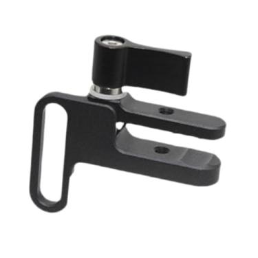 Imagem de KiBcsLic Grampo de fixação de trava de cabo, placa de liberação rápida, acessório de câmera, substitui peças de reposição de fácil instalação para gaiola de