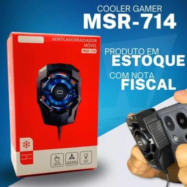 Imagem de Cooler para Celular MSR-714 com 4500 RPM - Ideal para Jogos e Carregam