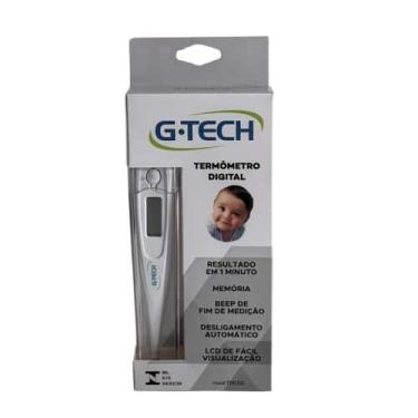 Imagem de Termômetro Clínico Digital G-Tech - Cores Variadas, Branco