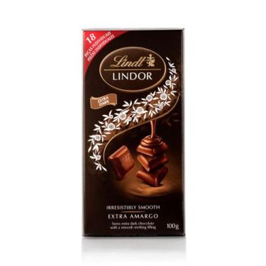 Imagem de Chocolate Lindt Lindor Singles 60% Dark 18 unidades 100g