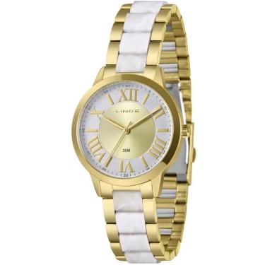 Imagem de Relógio Lince Feminino Ref: Lrt4794L38 C3Kb Fashion Bicolor