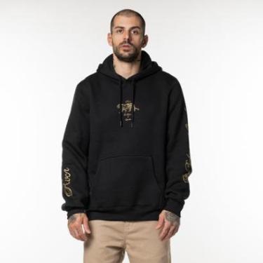 Imagem de Moletom RVCA Fech Antique 305 Preto-Preto-P-Masculino