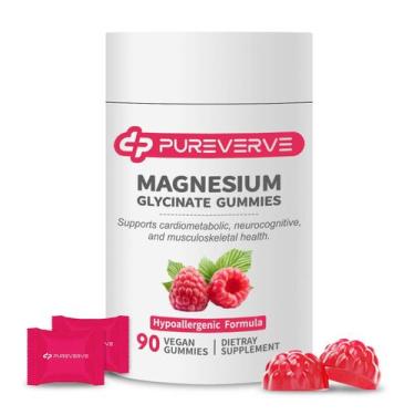 Imagem de Gomitas de Glicinato de Magnesio Pureverve 300 mg 90 Unidades