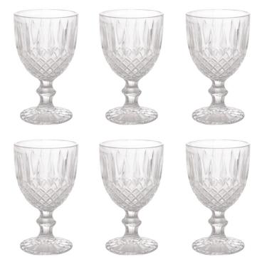 Imagem de Conjunto 6 Taças Para água De Vidro 320 Ml Greek Wolff