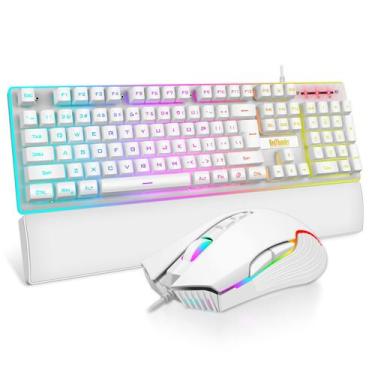 Imagem de Combinação de teclado e mouse para jogos RedThunder K10 RGB retroilumi