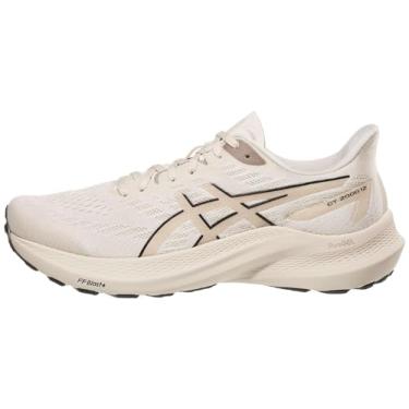 Imagem de ASICS Tênis de corrida masculino GT-2000 12, Aveia/Preto, 45
