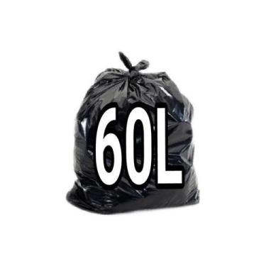 Imagem de Kit 6 Pacotes Com Saco De Lixo 50 Litros Preto 100 Unid - Higipack