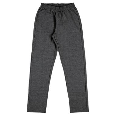 Imagem de Calça moletom adulto básico com 2 bolsos dalri, M, Grafite