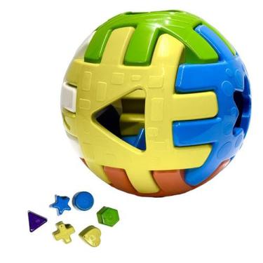 Imagem de Brinquedo de Encaixar  Bola de Formas Infantil Bebe Baby 7 Peças - Ken
