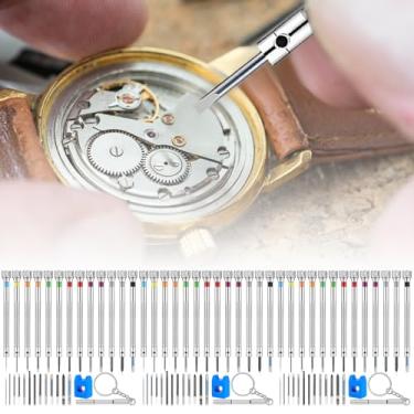 Imagem de Conjunto de 39 peças de chave de fenda profissional de precisão para reparo de joias de óculos (prata)