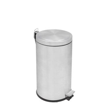 Imagem de Lixeira Inox c/ Pedal Tramontina Balde Interno Removível 20L