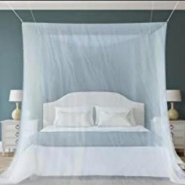 Imagem de Mosquiteiro de Teto para Cama Casal Queen King Tenda Suspensa Anti-Mosquitos(ÚNICO - CASAL QUEEM KING)