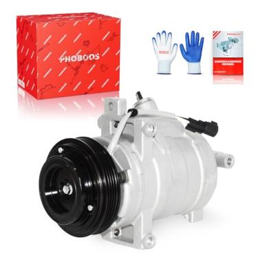 Imagem de PHOBOOS Compressor A/C com embreagem compatível com Ford F-150 2011-2014, Expedition 2015-2019 Transit-150 250 350 HD & Lincoln Navigator 2015-2017, 3,5L 3,7L, resfriamento rápido, ref. CO-30022C