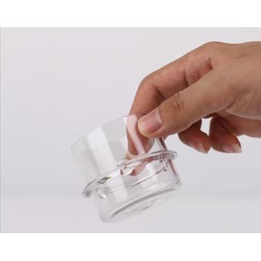 Imagem de ZYROA Tampa de vedação de copo de medição, compatível com Thermomix TM31/TM6/TM5, plástico transparente, diâmetro de 65 mm