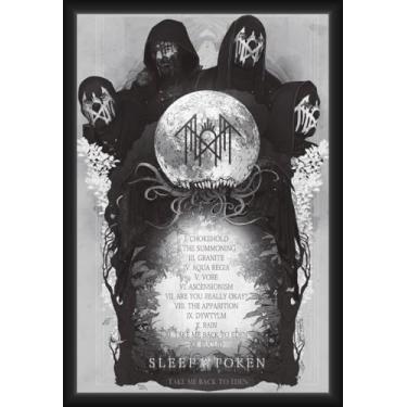 Imagem de BUY ART FOR LESS Pôster de arte emoldurado "Back To Eden" oficialmente licenciado - 61 x 91 cm - Moldura de madeira projetada resistente com vidro plexi - Pronto para pendurar