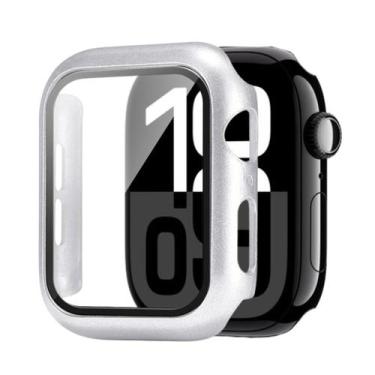 Imagem de Capa para Apple Watch Seria 10 46mm - acrílico com vidro - Genérica