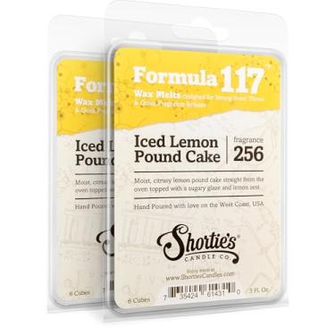 Imagem de Pacote múltiplo de cera derretida para bolo de libra de limão gelado - Fórmula 117 - 2 barras altamente perfumadas de 85 g (170 g no total) - Feito com óleos essenciais e naturais - Coleção de cubos