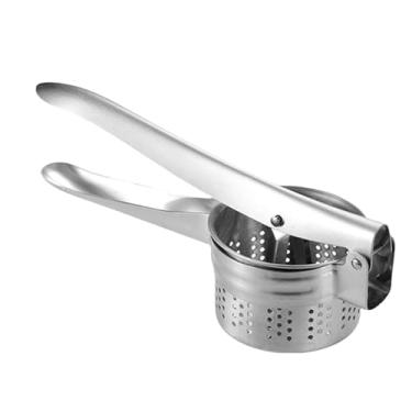 Imagem de Espremedor de suco portátil – Espremedor de água vegetal de metal | Ferramenta de prensa manual multifuncional para limões, laranjas, romã, gengibre, na cozinha, casa, bar, viagem, uso com estrutura