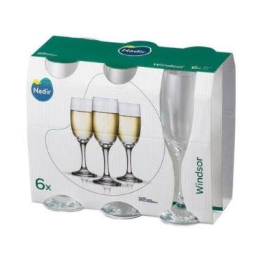 Imagem de Taça Nadir Champgne Windsor 6 Peças S-78280600200Y - Nadir Figueiredo