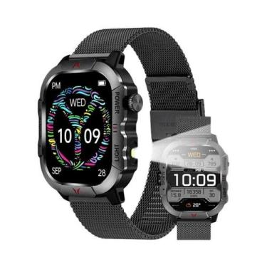 Imagem de Relógio Inteligente Militar Masculino X31 IP68 Monitor De Saúde E Fitn