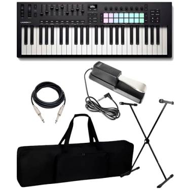 Imagem de Teclado Mk4 Launchkey 49 Teclas + Capa, Suporte E Pedal