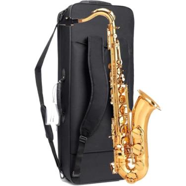 Imagem de Instrumento de saxofone saxofone alto e tenor para iniciantes profissionais entusiastas de música praticam instrumentos de tocar com acessórios (tenor)