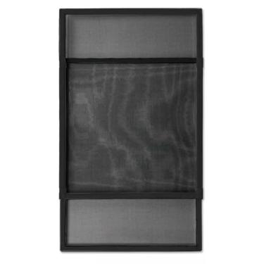 Imagem de Tela Mosquiteira para Janelas – Removível, Ajustável e Anti-Mosquito, Proteção Completa Contra Dengue, Zika e Chikungunya(PRETO,50)