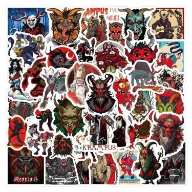 Imagem de Adesivos de vinil impermeável Krampus Anime 60 unidades/lote