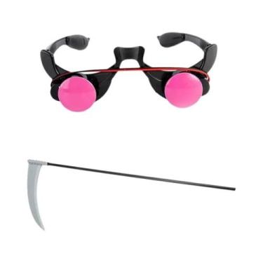 Imagem de Fantasia Infantil de Halloween - Cosplay Grim Reaper com Olhos Vermelh