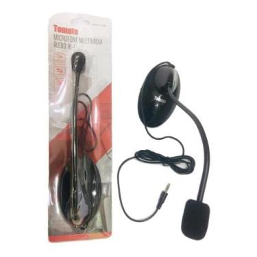 Imagem de Microfone Tomate MT-1027 - Preto, Dinâmico, Omnidirecional - Alinee