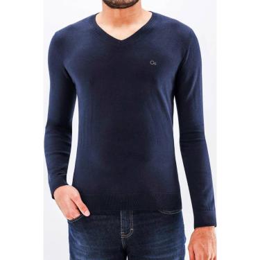 Imagem de Suéter Tricot Slim Masculino Ogochi 005511003 Marinho-Masculino