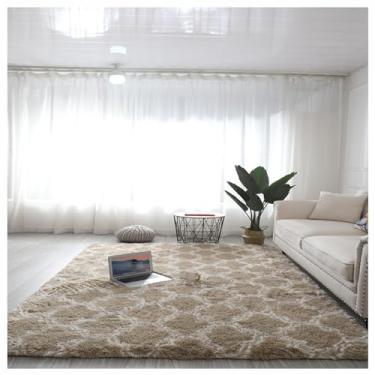 Imagem de SPXMQSS Tapete para quarto, tapetes ultra macios para sala de estar com forro antiderrapante tapetes laváveis, tapete peludo para quarto, sala de estar, quarto, dormitório, quarto de crianças