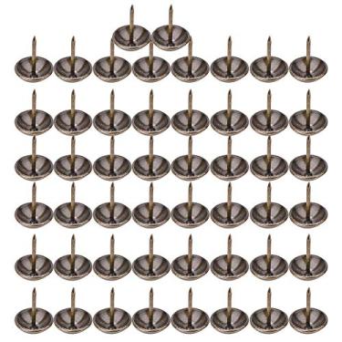 Imagem de 50 PCS Espessado Estofamento Pregos Tachas Pino Cabeça Redonda Decorativa Tachinha Peças de Hardware para Móveis Sofá Decoração Artesanal Ferro Bronze Verde 16x20mm 18x23mm (18 * 23mm (engrossado))