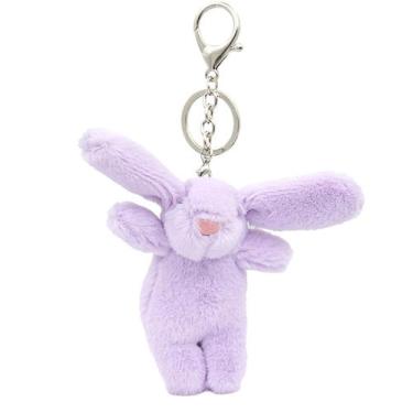 Imagem de Llaverito de bolso LOHGOU con Conejo de peluche morado adorable