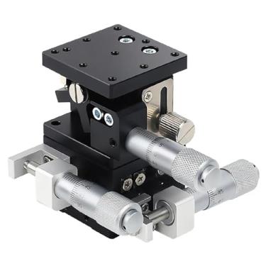 Imagem de Xyz eixo 40x40 LD40-LM estação de corte de ajuste fino plataforma de deslocamento manual mesa deslizante de palco linear guia de rolo cruzado(LD40-RM)