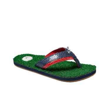 Imagem de REEF Sandália masculina Mulligan II, palmilha de grama sintética, abridor de garrafa, Varsity, 41