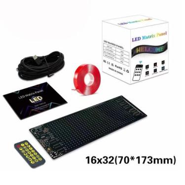Imagem de Painel Visor flexível LED Dinâmico Inteligente A Prova Dágua Para Bris