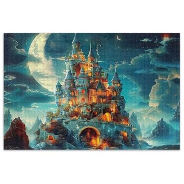 Imagem de Quebra-cabeças Adventure Castle Wonderland 500 peças para adultos, presentes tecnológicos, quebra-cabeças legais para adultos, família, brinquedo, arte
