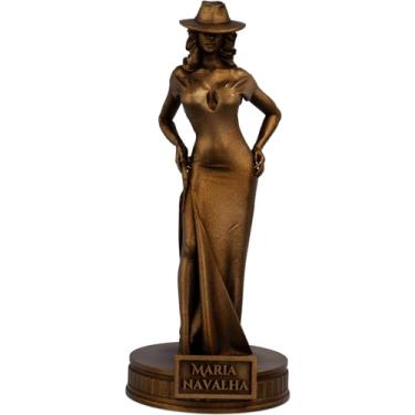 Imagem de Estátua Maria Navalha Imagem Umbanda Candomblé (Cor Cobre Antigo)