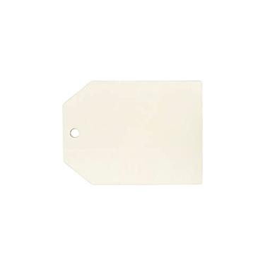 Imagem de Placas de porta em forma de etiqueta de madeira inacabadas DIY - 2 peças