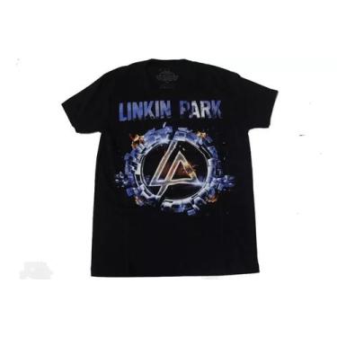 Imagem de Camiseta Banda Linkin Park  Blusa Adulto Banda de Rock Bo413 BM - Band
