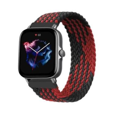 Imagem de Pulseira De Relógio Elástica Trançada De 20mm 22mm Para Amazfit GTS 2 