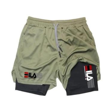 Imagem de Shorts De Corrida Masculinos De Secagem Rápida E Respirável, Compressã